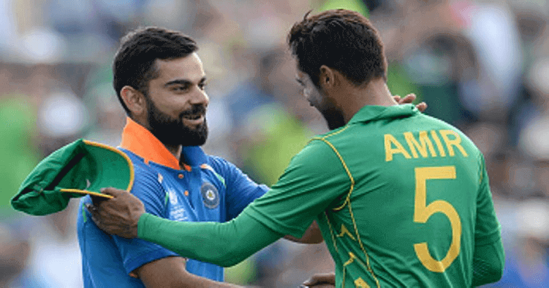 virat kohli and Mohd Amir