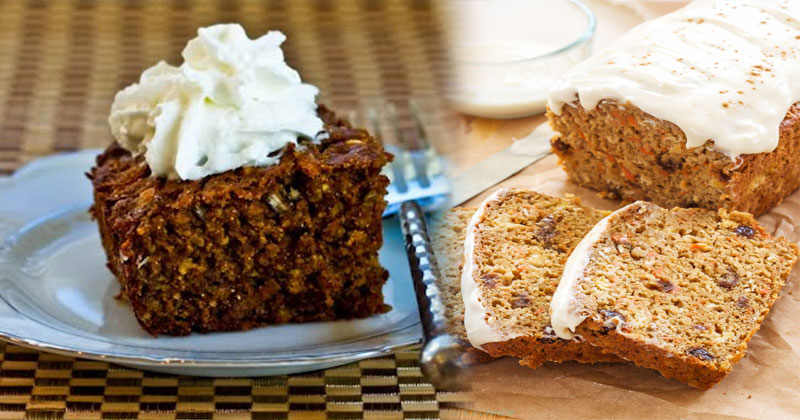 Spiced Oat & Whole Wheat Carrot Cake