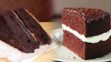 Eggless Devil's Food Cake