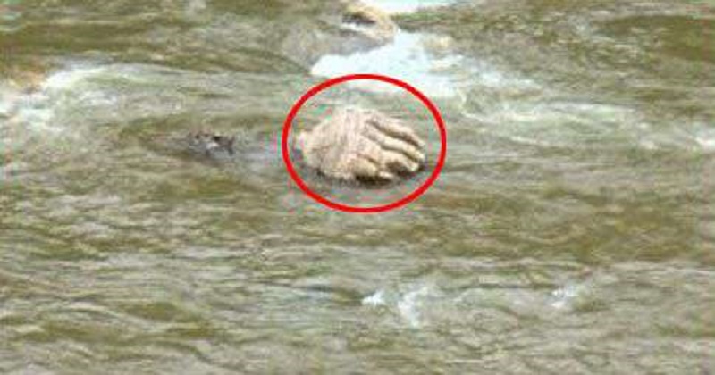HAND IN WATER