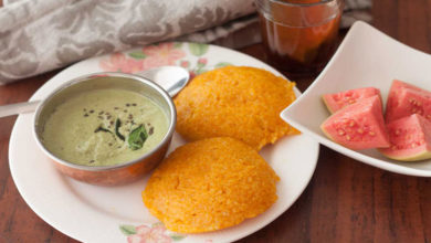 Healthy Pumpkin Carrot Idli