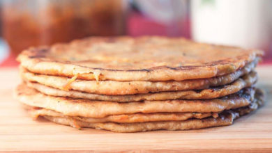 Carrots & Sweet Potato Stuffed Paratha