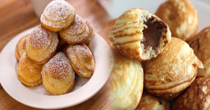 Danish Chocolate Pancake Puffs