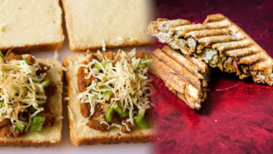 Grilled Rajma Masala Sandwich