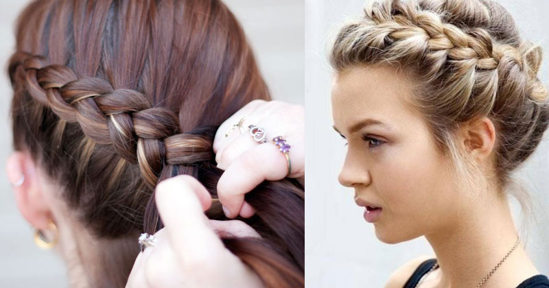 Dutch Braid Hairstyle Step By Step Tutorial East Coast