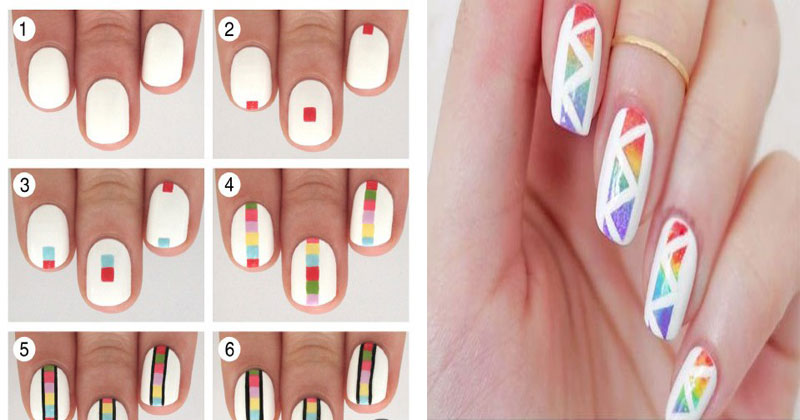 Rainbow-Nail-Arts