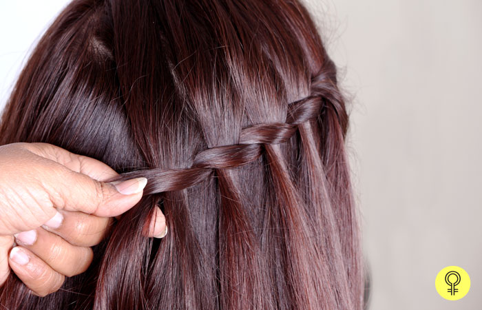 Waterfall Braid Hairstyle: Step By Step Tutorial Waterfall Braid Hairstyle: Step By Step Tutorial
