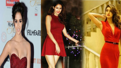 Disha-Patani-in-red-hot