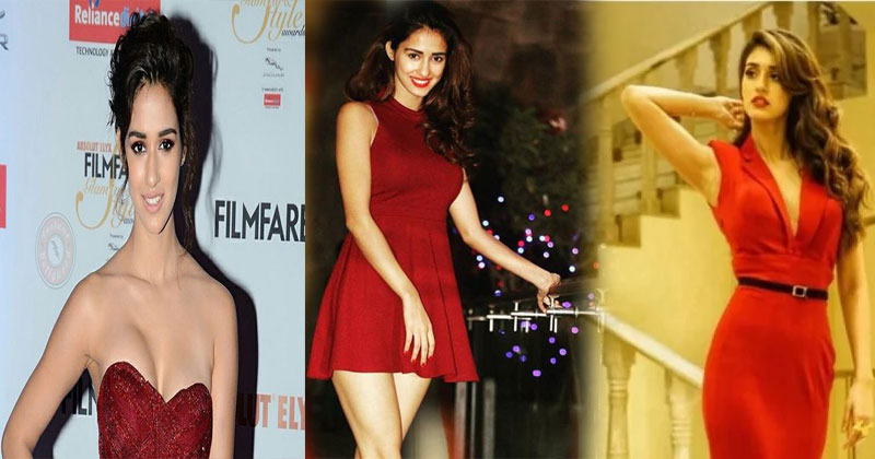 Disha-Patani-in-red-hot