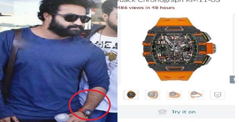 You will be shocked to know the actual price of Jr NTR's new watch