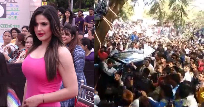 Zareen-Khan-mobbed