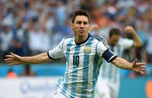 lionel messi in argentina jersey