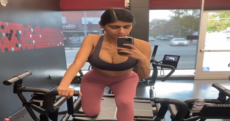 Mia Khalifa Gym New Sex Hd - Mia Khalifa's gym workout video goes viral on internet : Watch Here | NEWS,  celebrities, Entertainment , Mia Khalifa