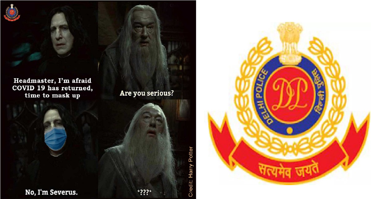 Delhi Police shares meme featuring Harry Potter characters, urges